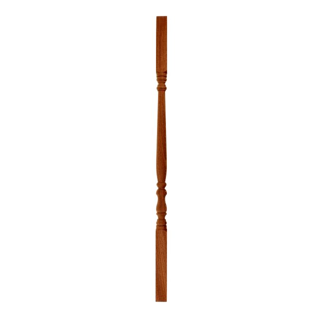 Mahogany-No 2-Colonial-35mm x 900 - Wooden staircase spindle.