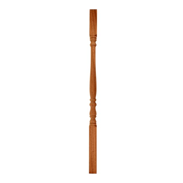 Mahogany-No 2-Colonial-41mm x 900 - Wooden staircase spindle.