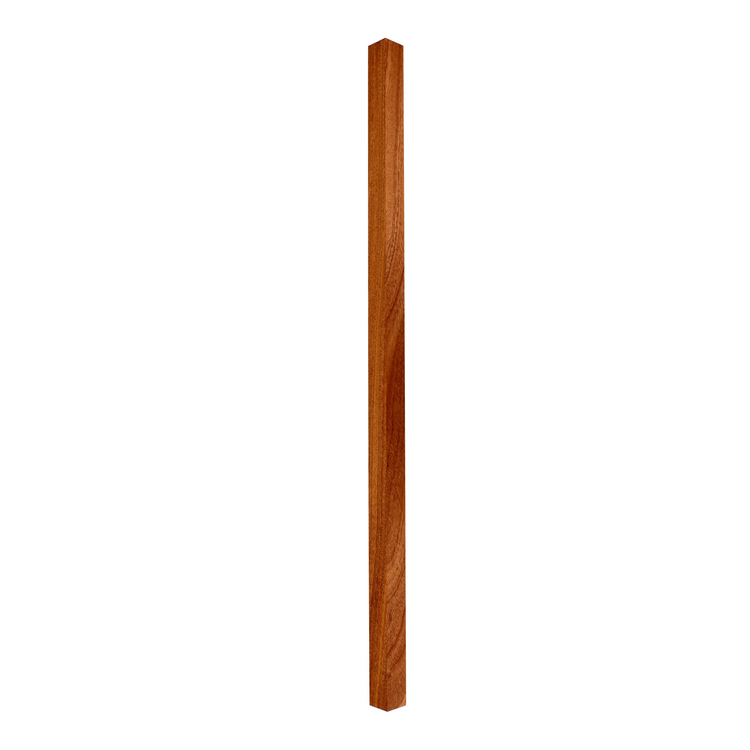 Mahogany-Square-35mm x 900 - Wooden staircase spindle.