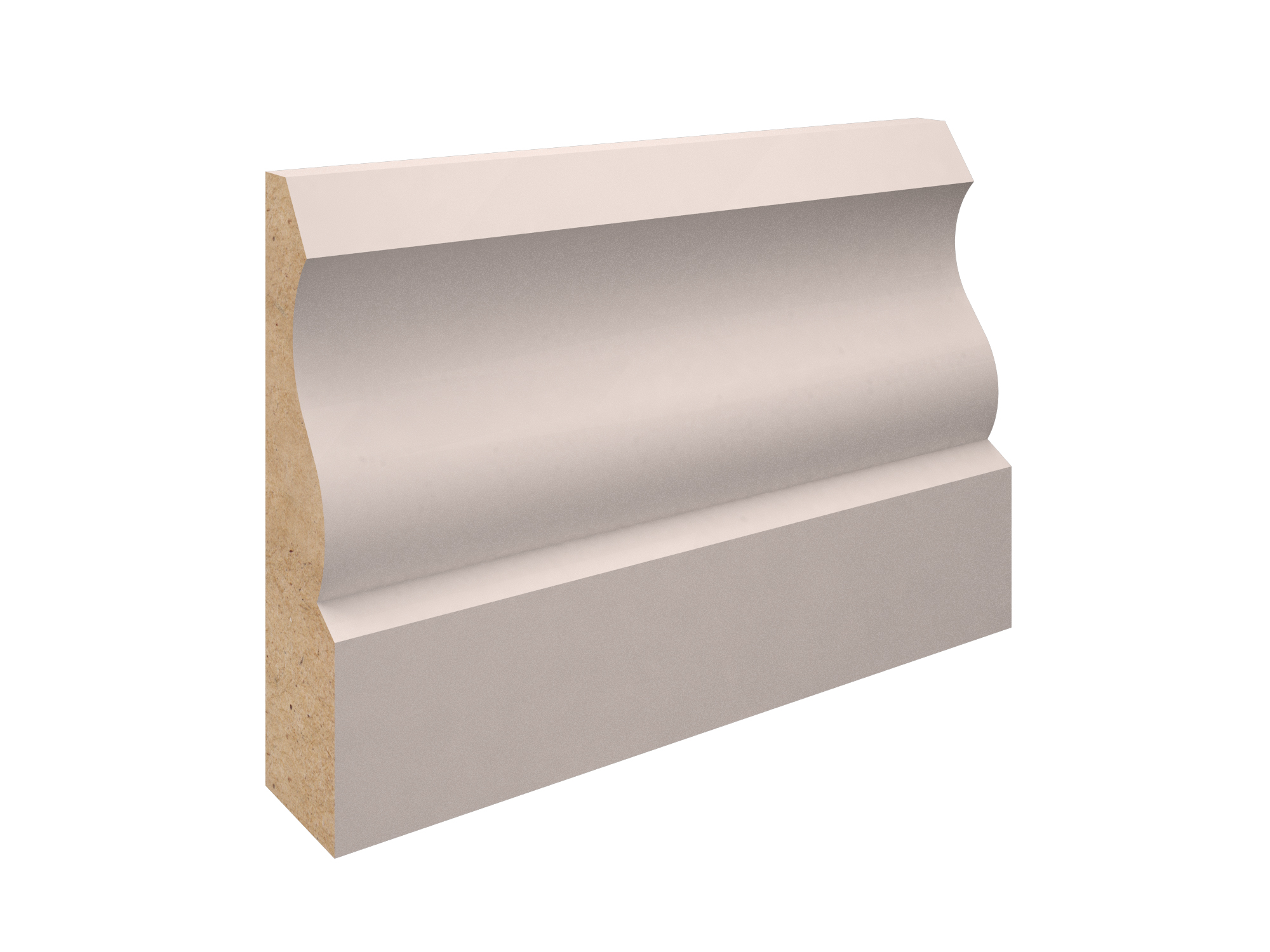 White Primed MDF-Ogee Architrave-68x18x2200