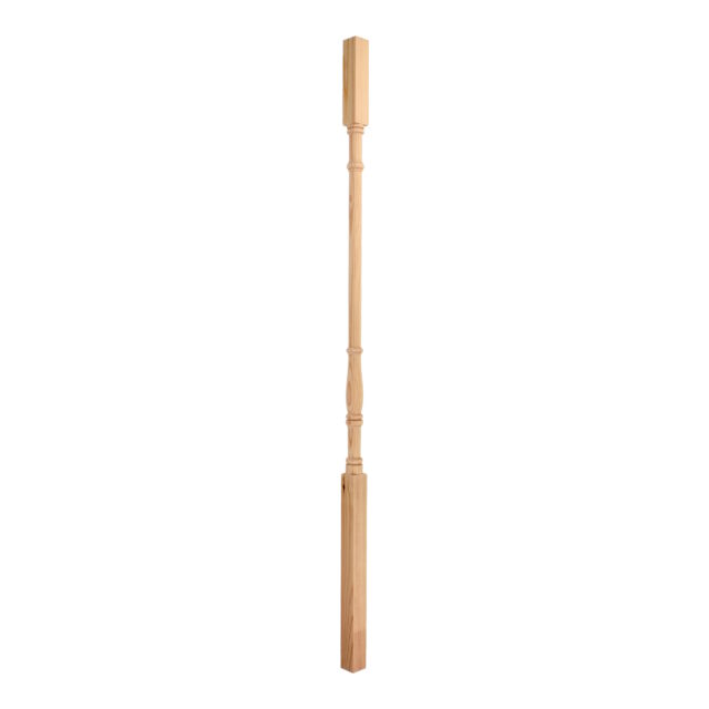 Chase Side Enfield-EN20QZ - Matching wooden turned spindle for staircase.