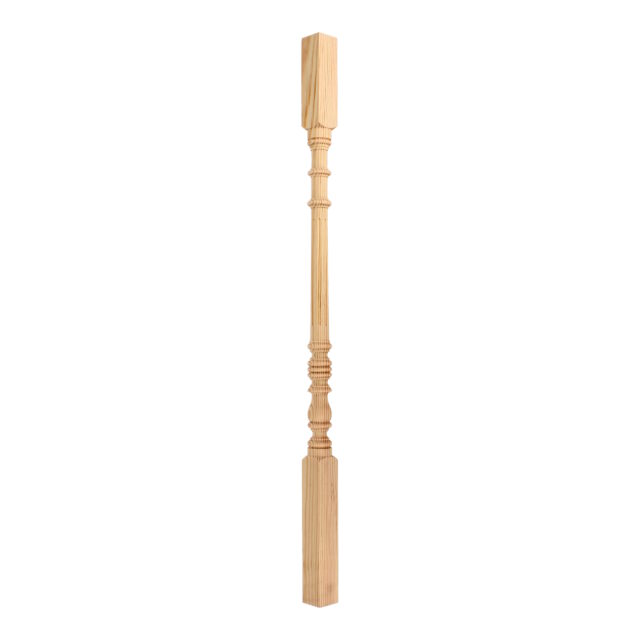 Holyoake Walk London-W51QJ - Matching wooden turned spindle for staircase.