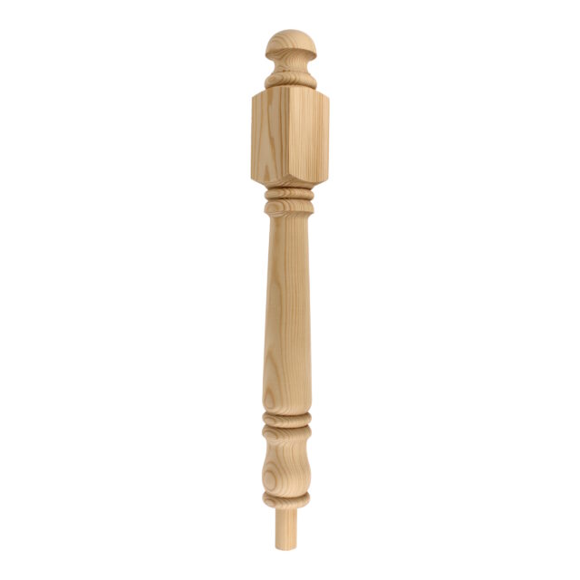 Wyndrell Close Dunmow-CM61FJ - Matching wooden newel post for staircase.