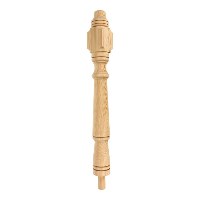 Maylons Road London-SE137XG - Matching wooden newel post for staircase.