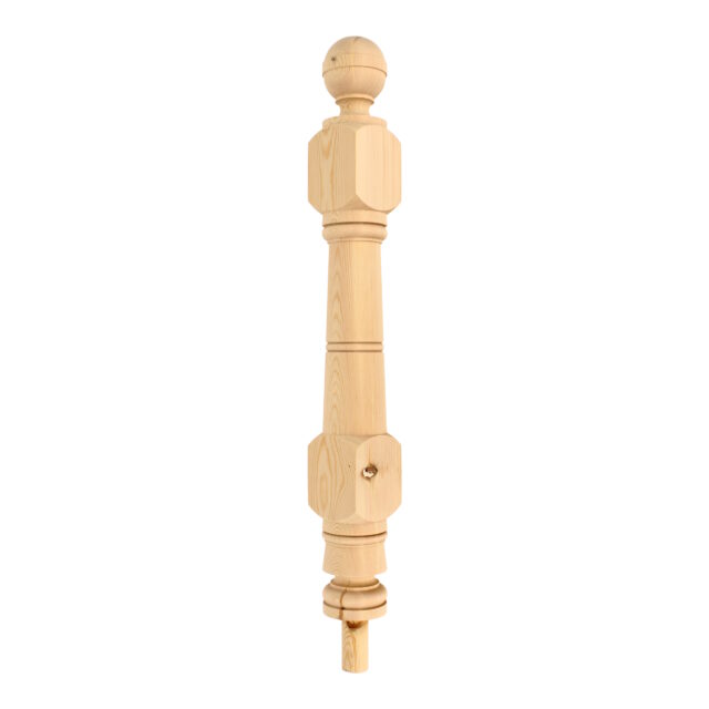 Wathen Road Dorking-RH41JY - Matching wooden newel post for staircase.