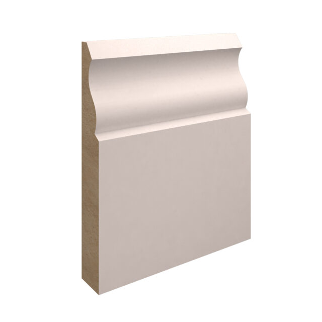 White Primed MDF-Ogee Skirting-119x18x4400