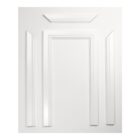 2 sets of "Cut & Mitred" White Primed MDF-Torus Architrave-68x18 (6 pieces in total)