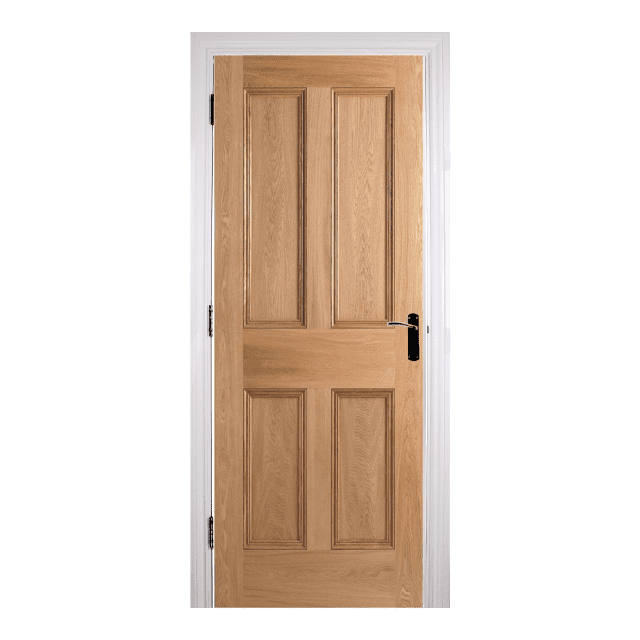 Nostalgia Oak 4 Panel - Factory Fitted “Fire Check” Doorset Builder